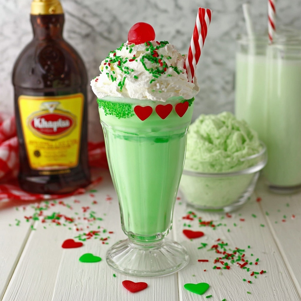 Grinch Milkshake Recipe - Recipe Image