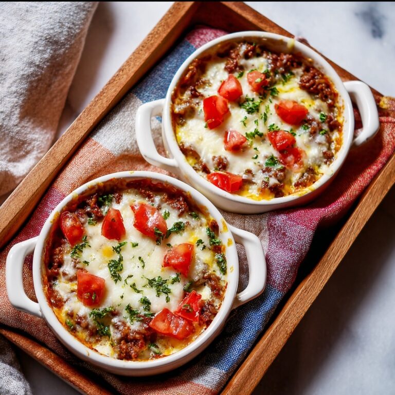 Individual Sausage Lasagna Casserole Bowls Recipe