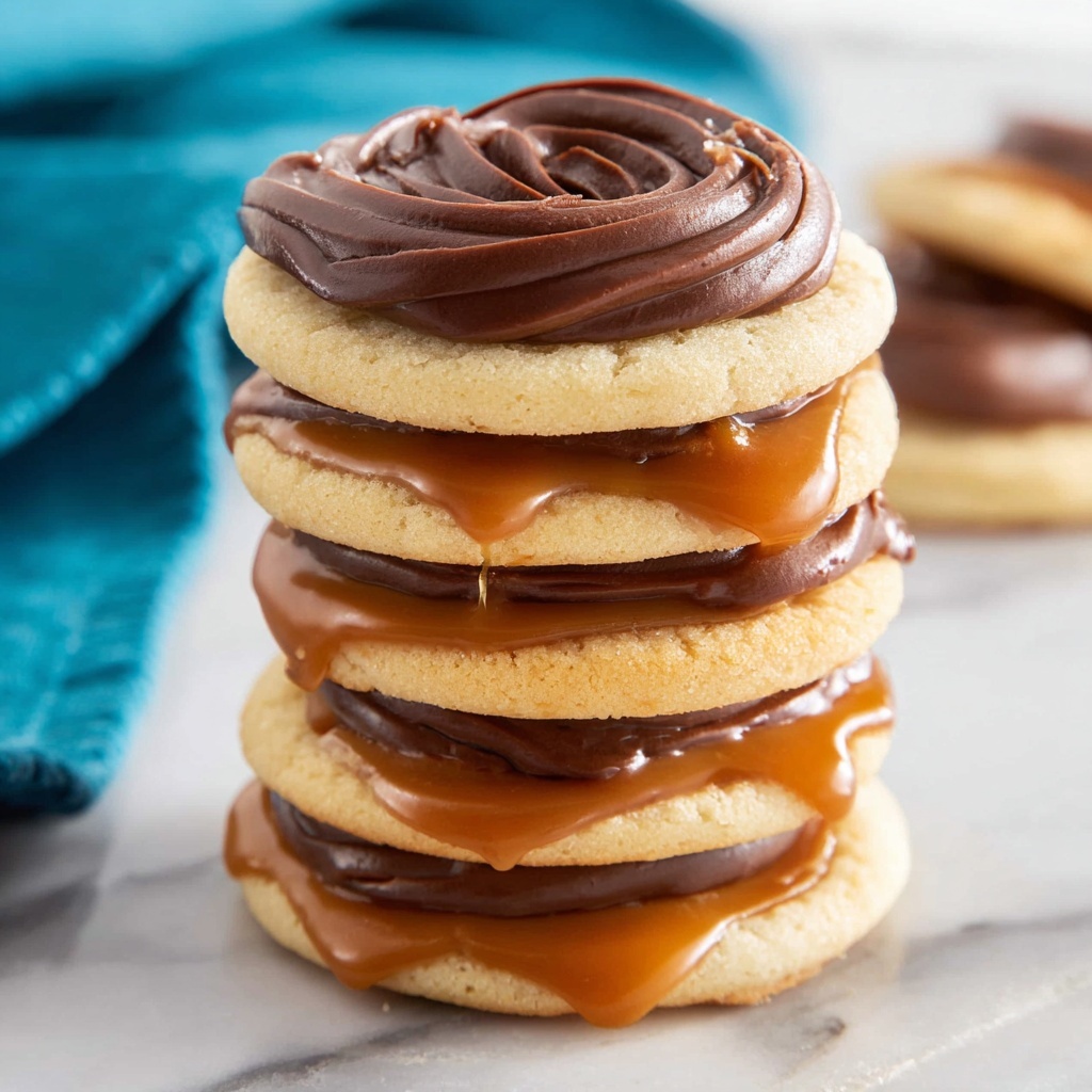 Twix Cookies Recipe - Recipe Image