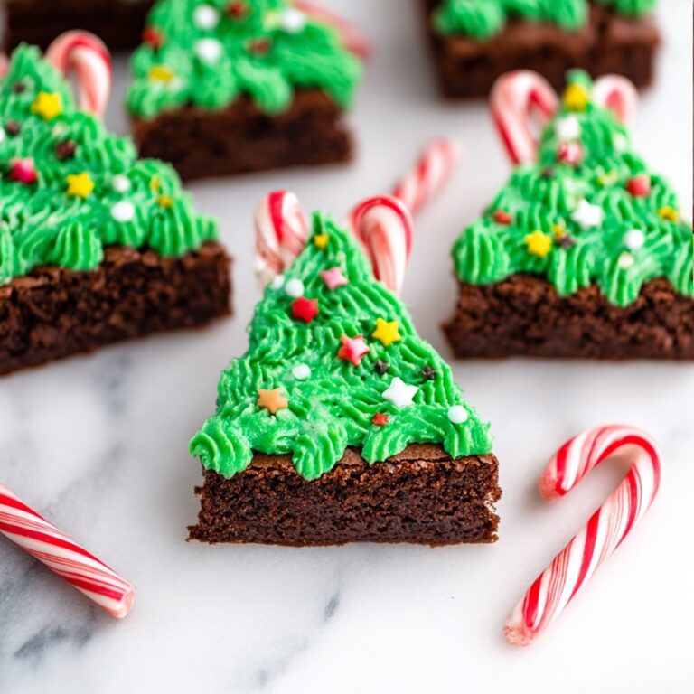 Christmas Tree Brownies Recipe
