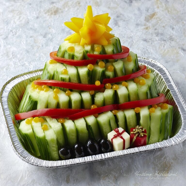 Christmas Tree Veggie Tray Recipe