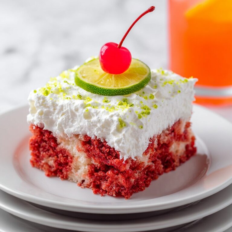 Cherry Limeade Poke Cake Recipe