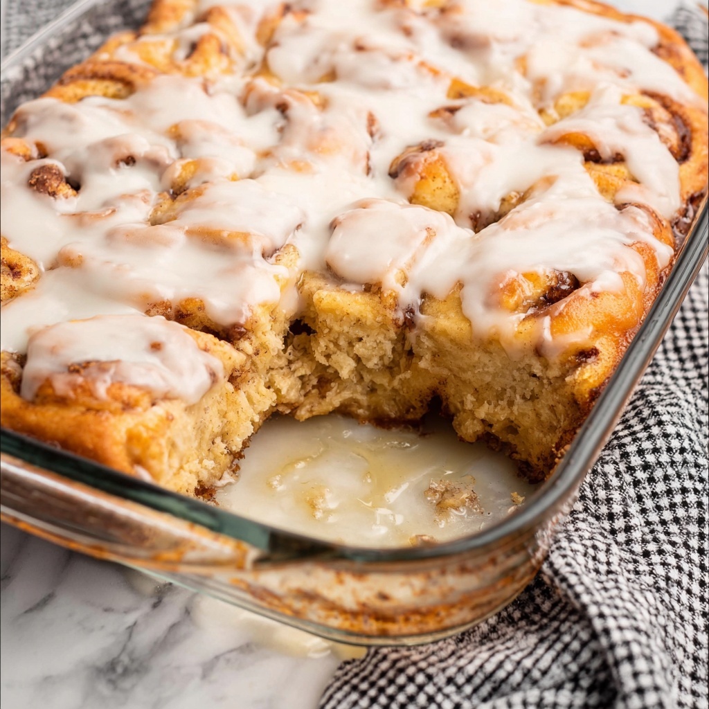 Cinnamon Roll Casserole Recipe - Recipe Image