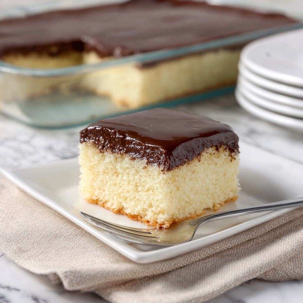 Hot Milk Cake with Chocolate Ganache Recipe - Recipe Image