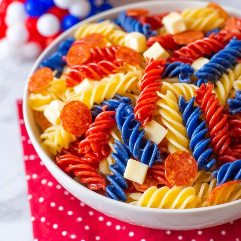 4th of July Pasta Salad Recipe
