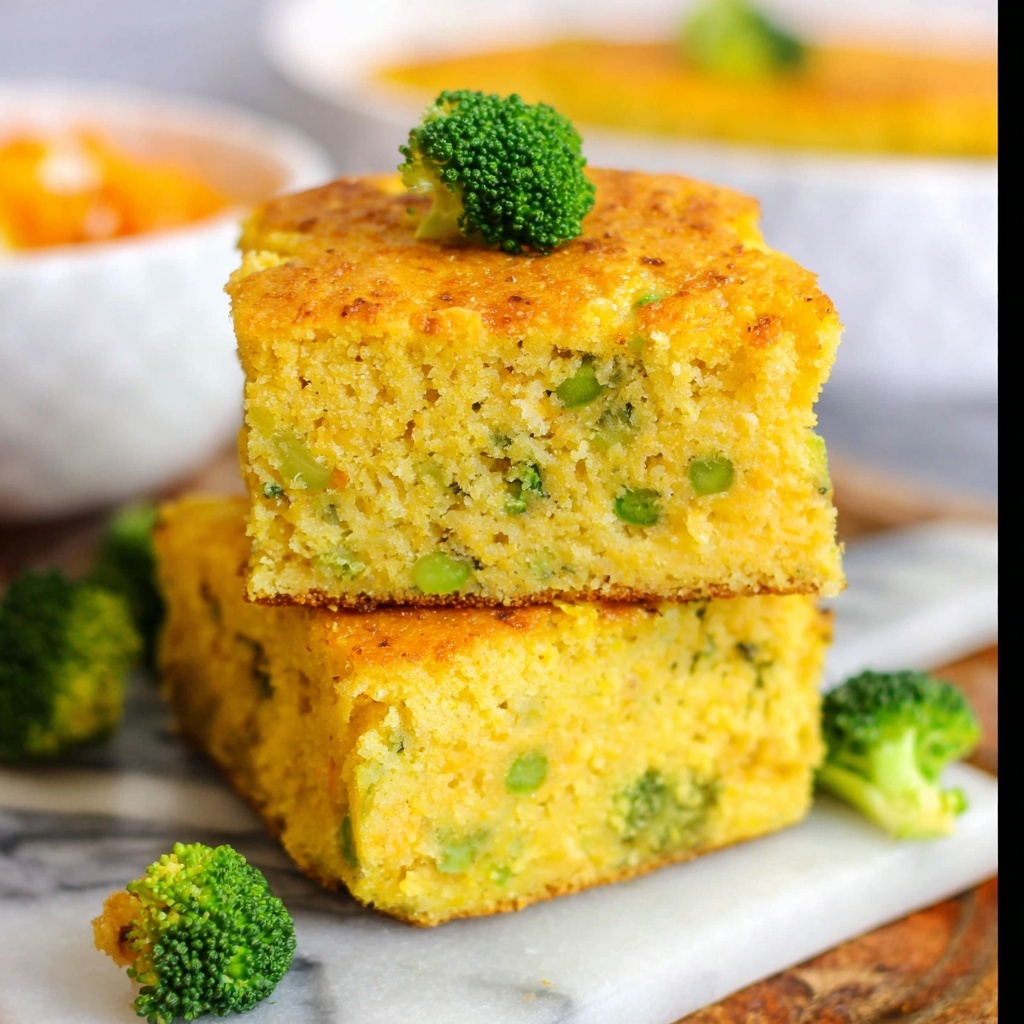 Broccoli Cheese Cornbread Recipe - Recipe Image