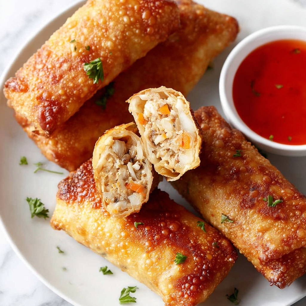 Air Fryer Pork Egg Rolls Recipe - Recipe Image