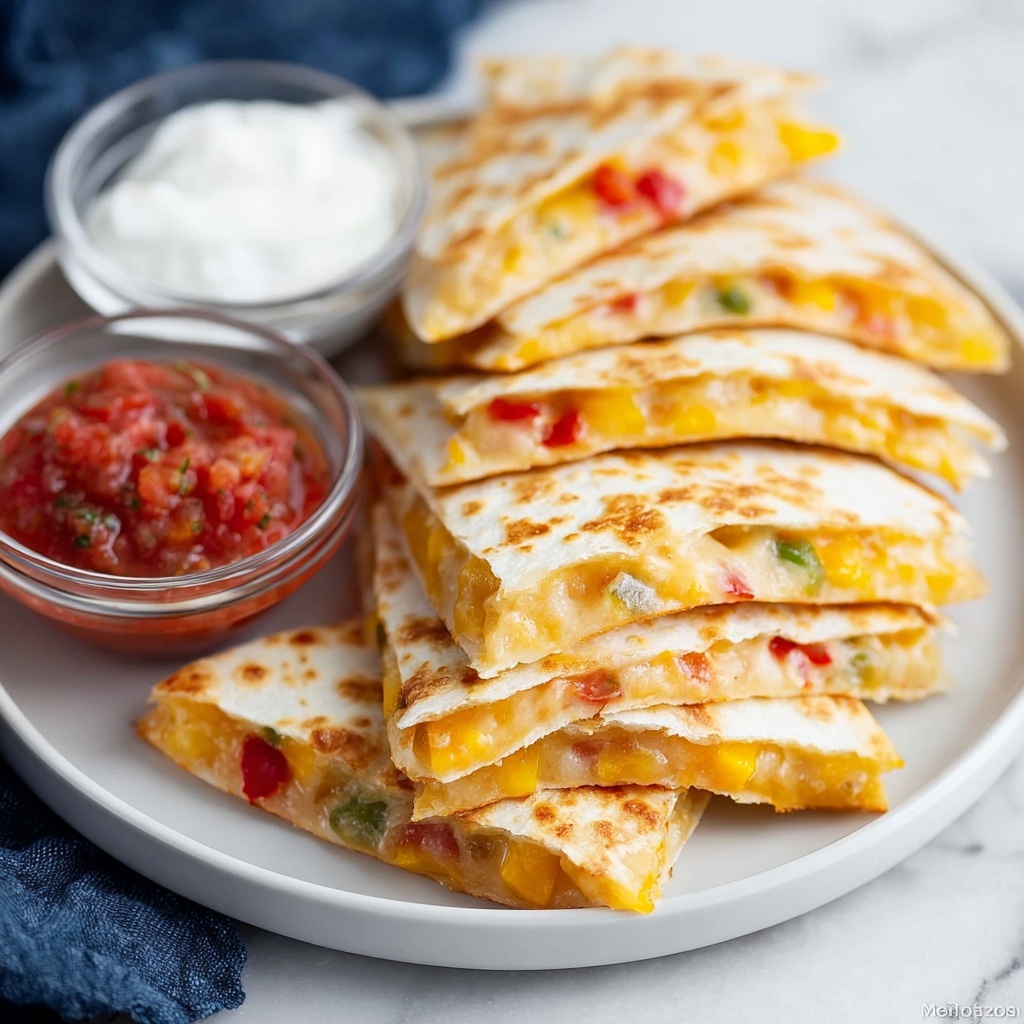 Air Fryer Chicken Quesadillas Recipe - Recipe Image