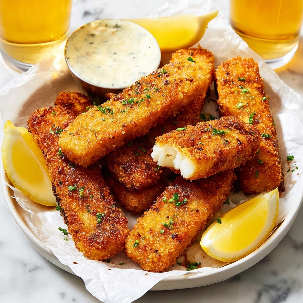 How to Make Crispy Air Fryer Fish Sticks Recipe - Recipe Image