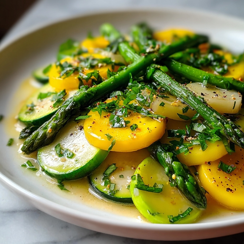 Flavorful Asparagus with Zucchini and Squash – A Delicious Roast Recipe - Recipe Image
