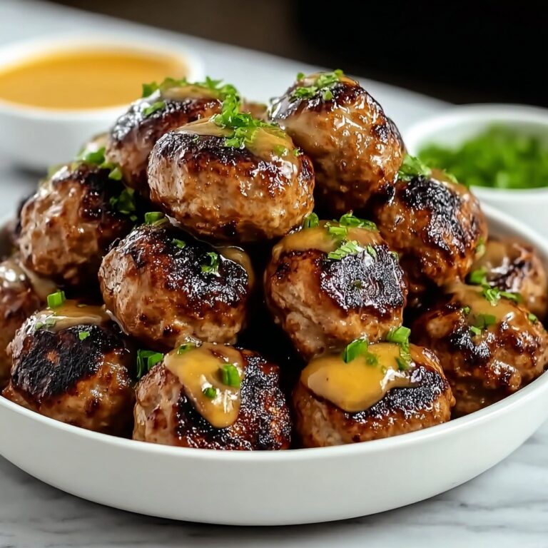 Irresistibly Juicy Korean BBQ Meatballs with Spicy Mayo Bliss Recipe