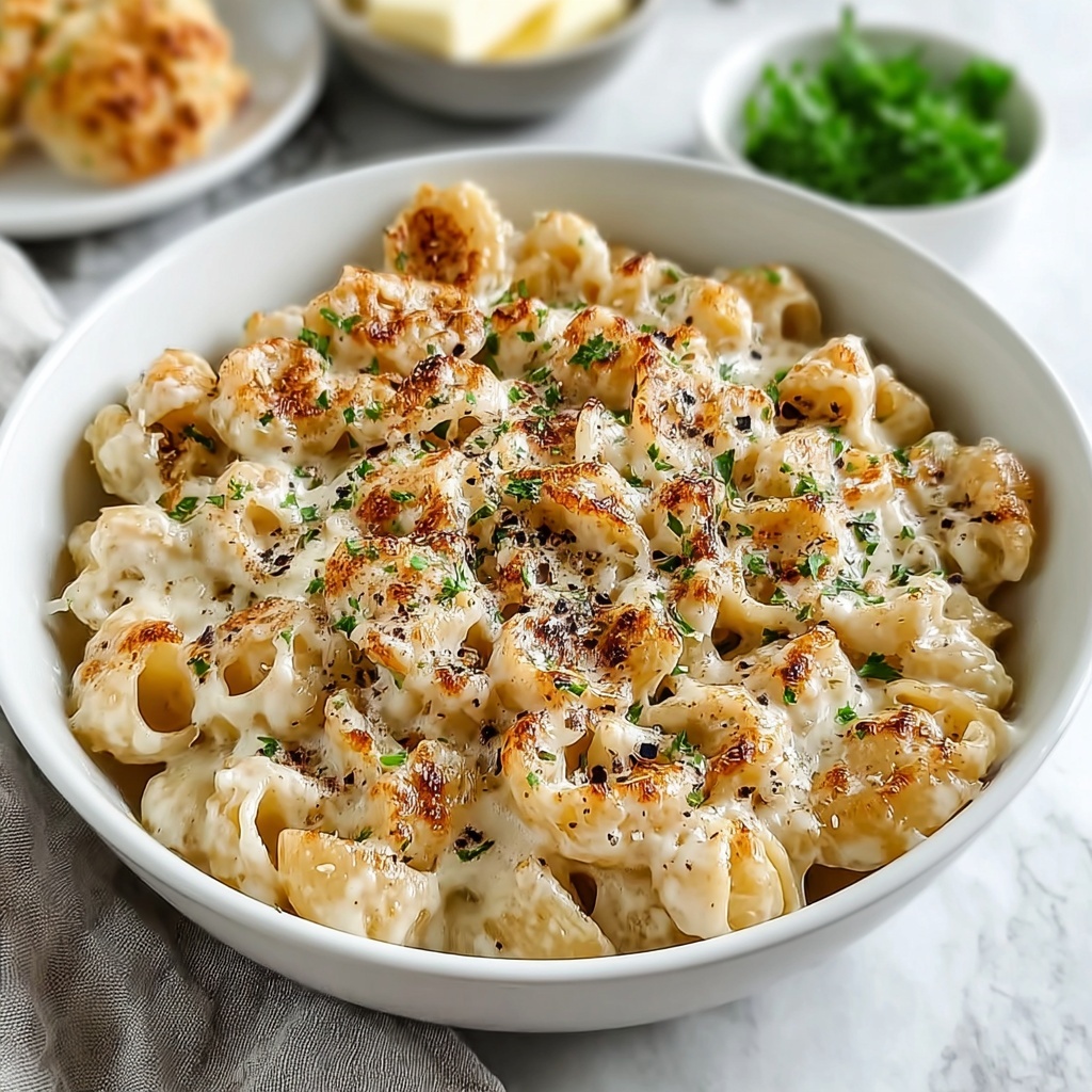 Creamy One-Pan Butter Parmesan Pasta Recipe - Recipe Image