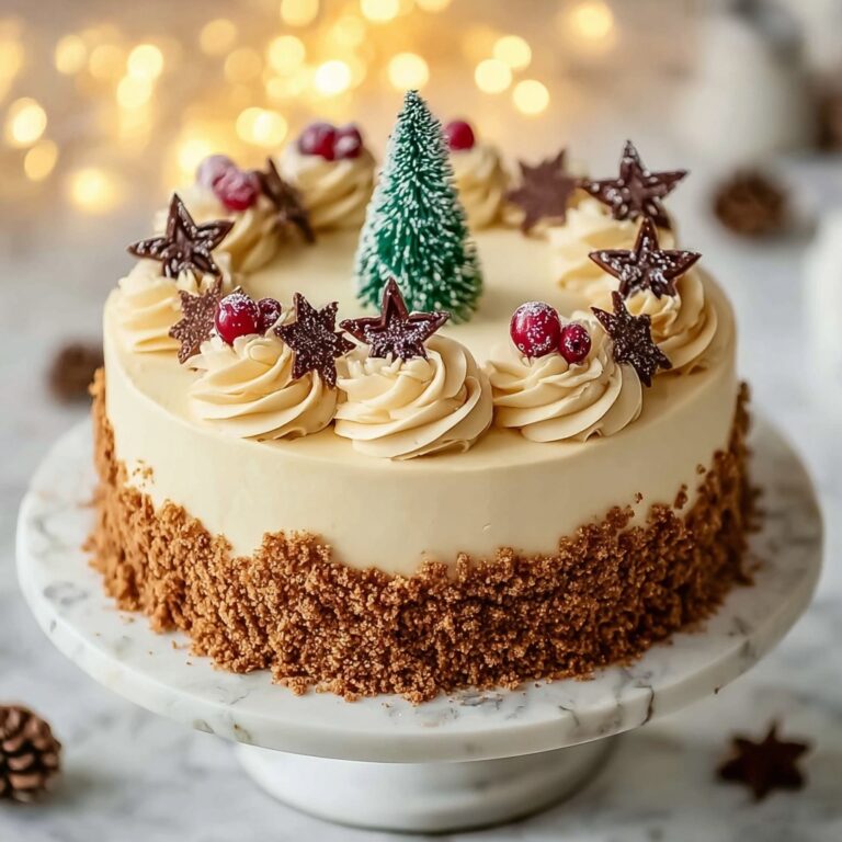 Irresistibly Scrumptious Christmas Spice Cake with Eggnog Buttercream Recipe
