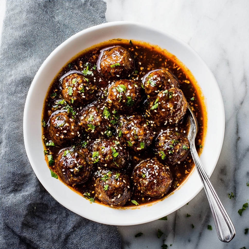 Korean BBQ Meatballs Recipe - Recipe Image