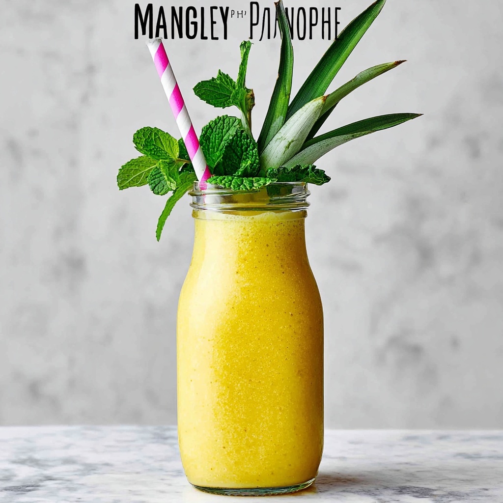 Pineapple Mango Smoothie Recipe - Recipe Image