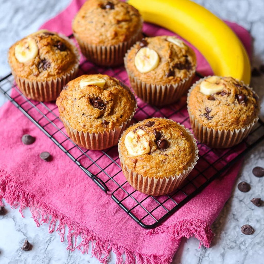 Chocolate Chip Banana Muffins Recipe - Recipe Image