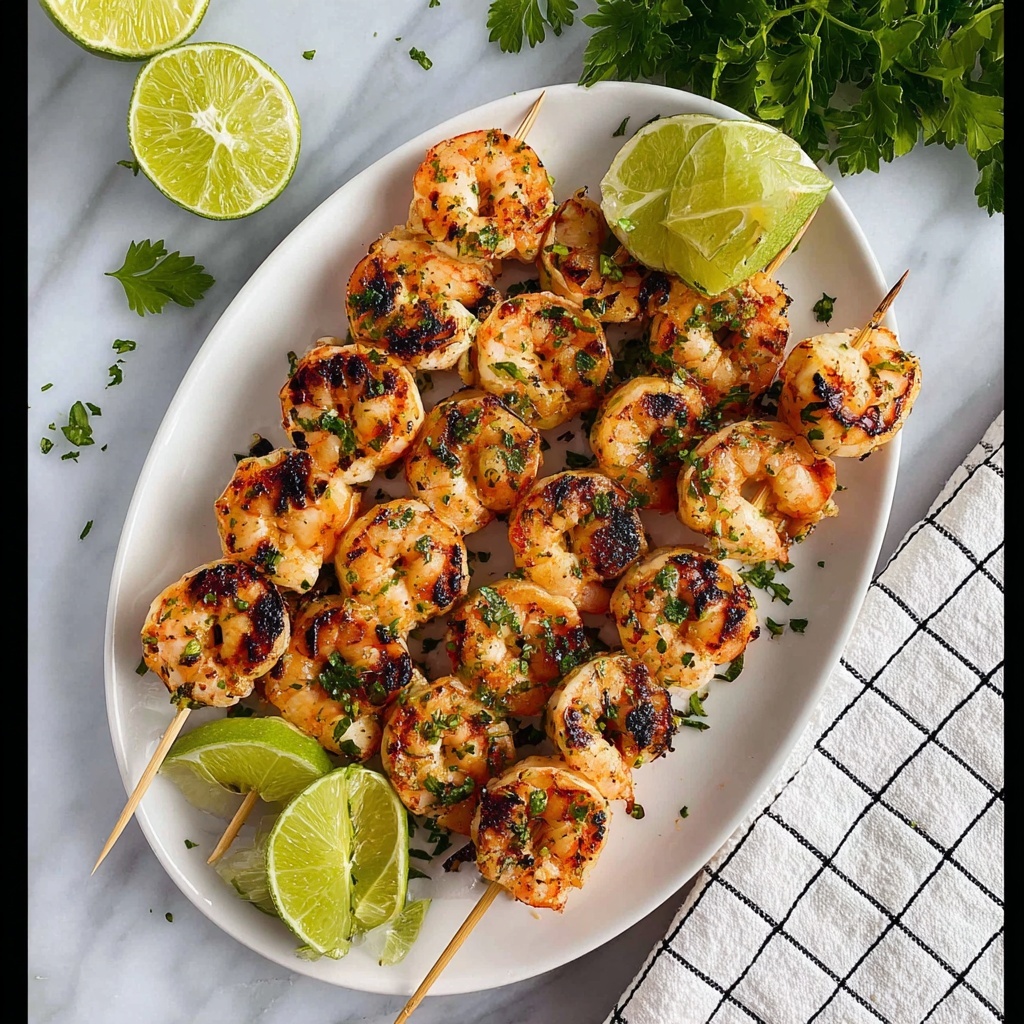 Marinated Grilled Shrimp Skewers Recipe - Recipe Image