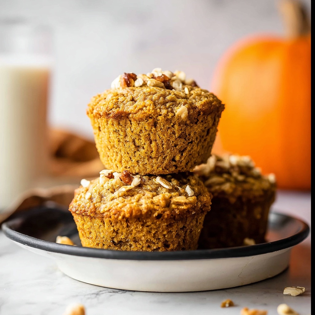 Baked Pumpkin Oatmeal Cups Recipe - Recipe Image