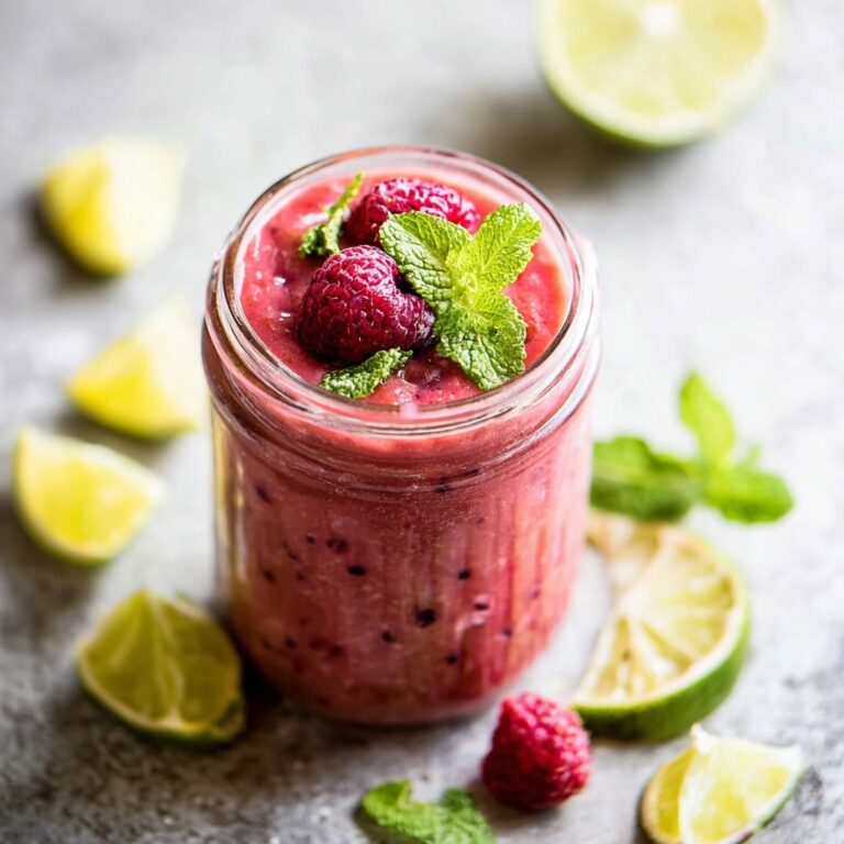 Raspberry Mango Smoothie with Greek Yogurt Recipe