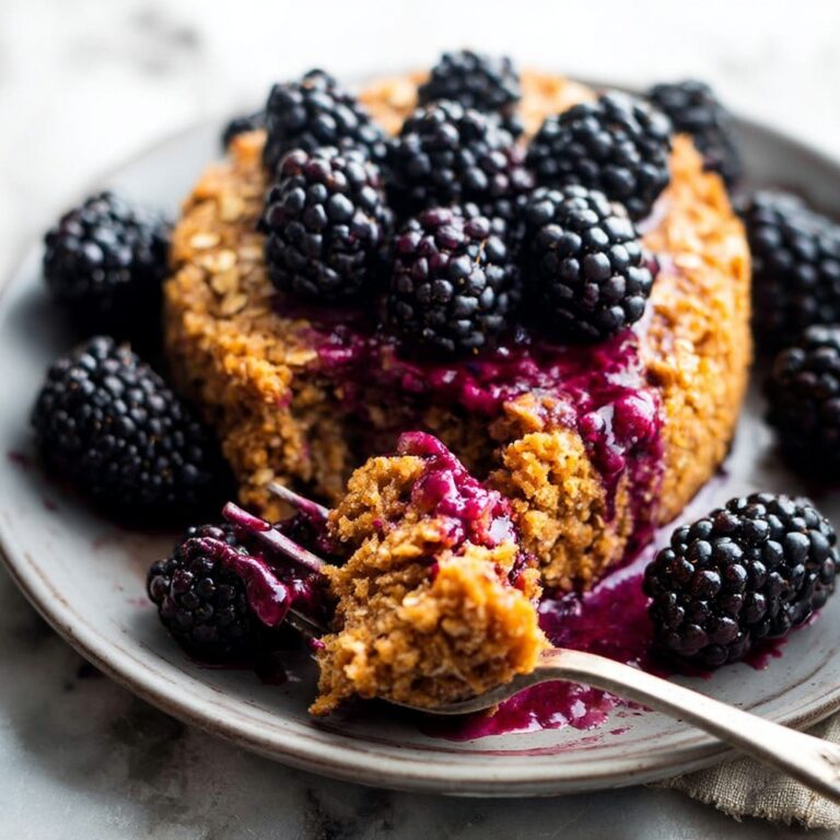 Blackberry Cobbler Baked Oatmeal Cups Recipe