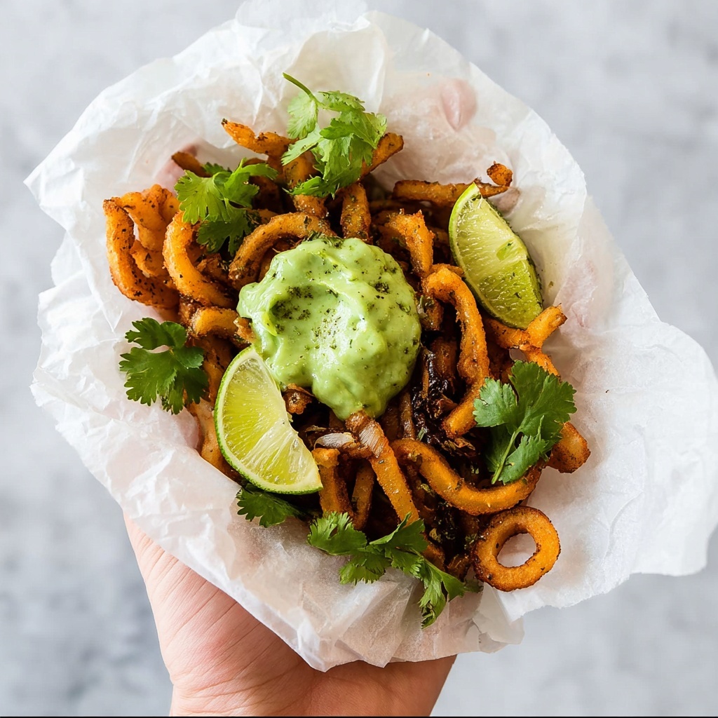 Mexican Sweet Potato Fries with Cilantro Lime Dip Recipe - Recipe Image