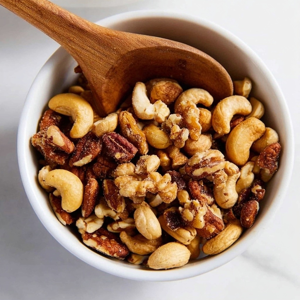 Sweet and Salty Crockpot Cinnamon Nuts Recipe - Recipe Image