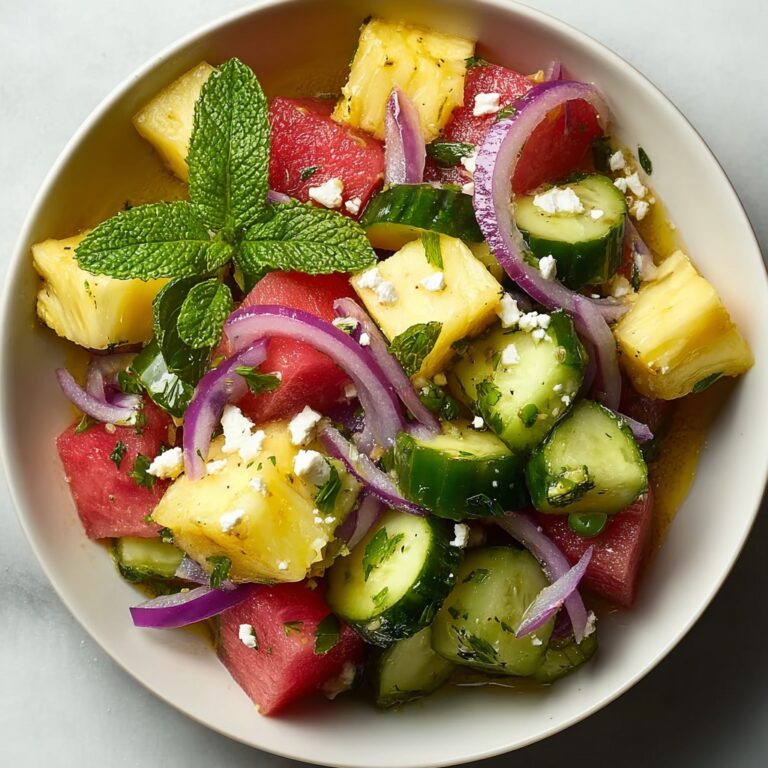 Watermelon Pineapple Salad Recipe