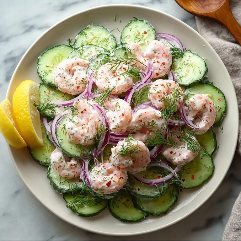 Creamy Cucumber Shrimp Salad Recipe