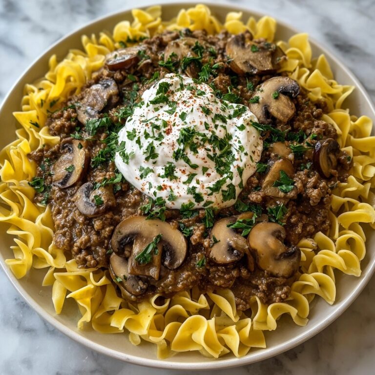 Ground Beef Stroganoff Recipe