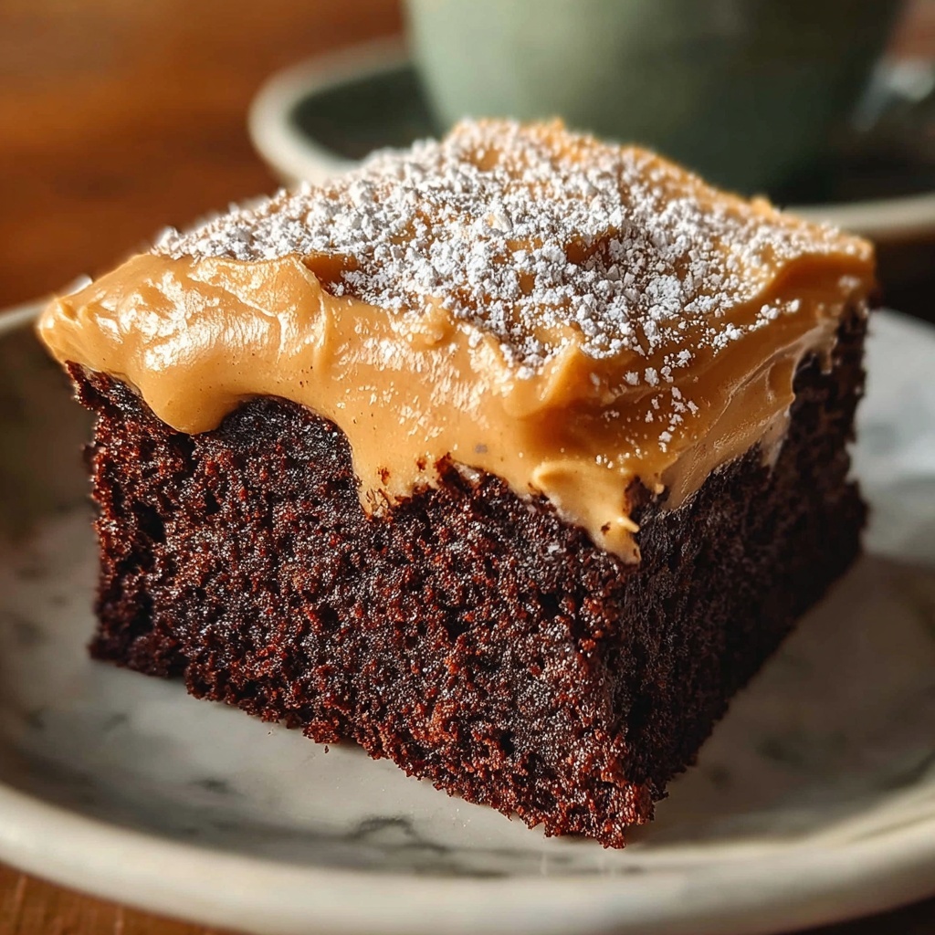 Gingerbread Cake with Cinnamon Molasses Frosting Recipe - Recipe Image