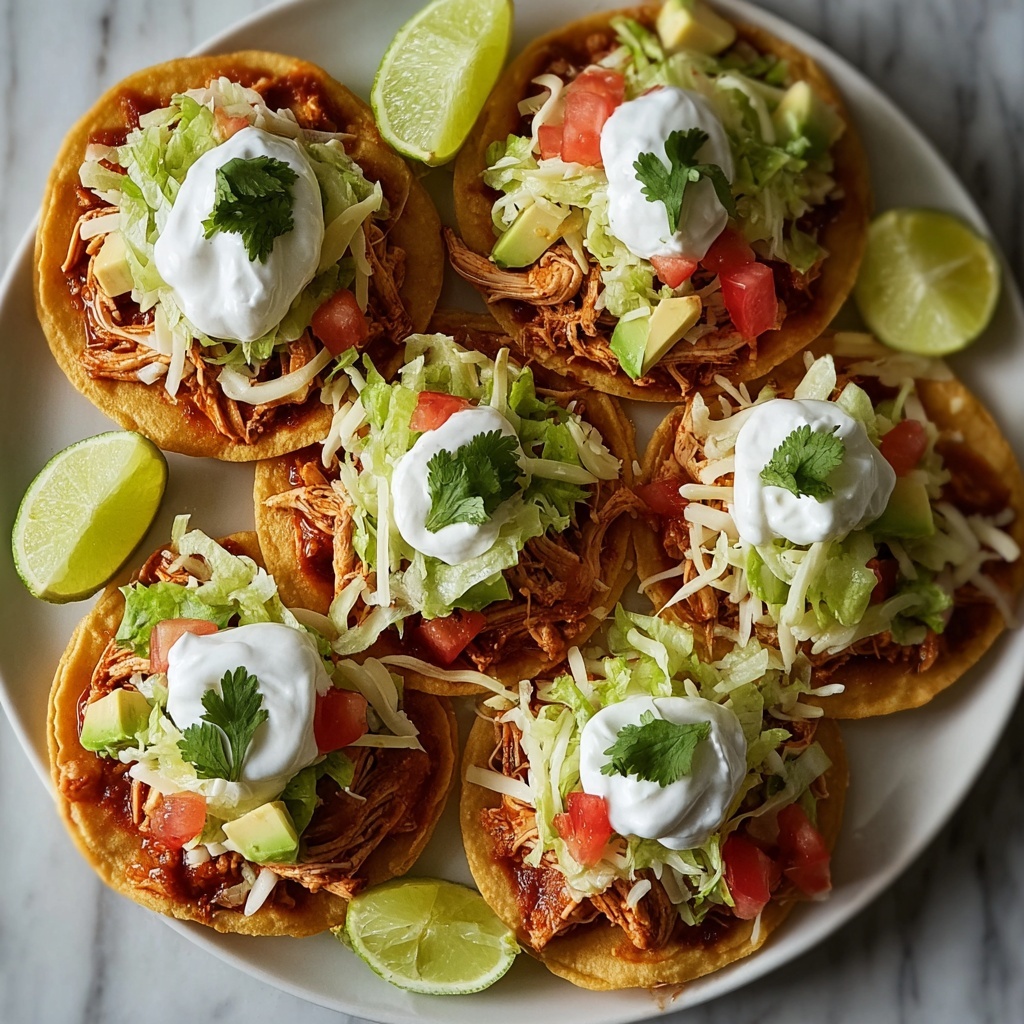 Mexican Rotisserie Chicken Tostadas Recipe - Recipe Image