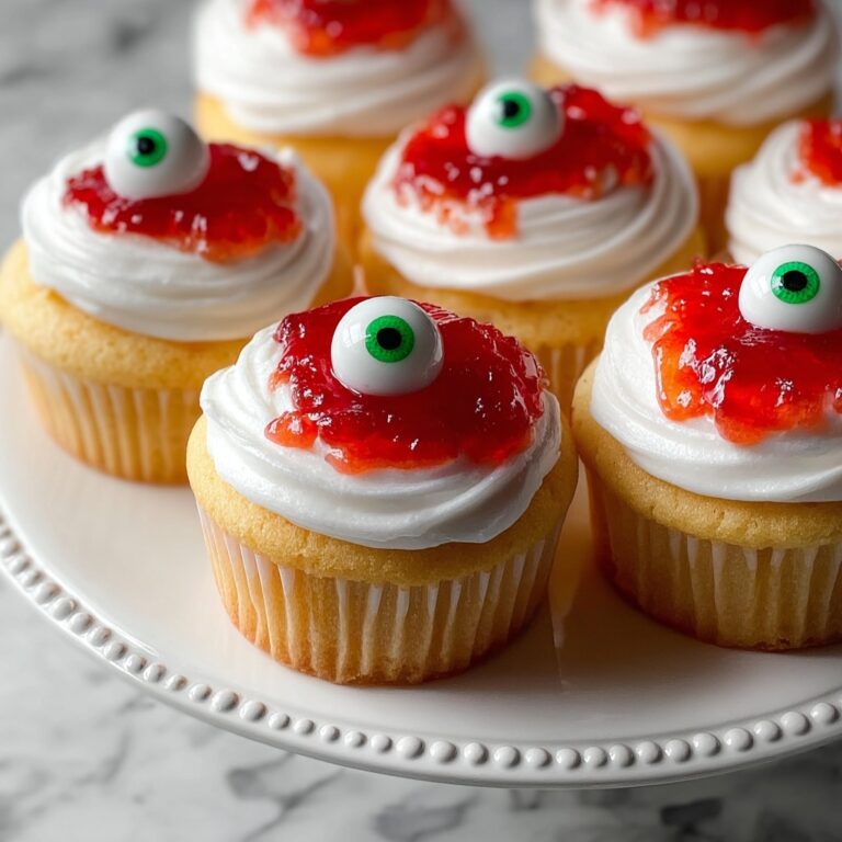Halloween Augapfel Cupcakes Recipe