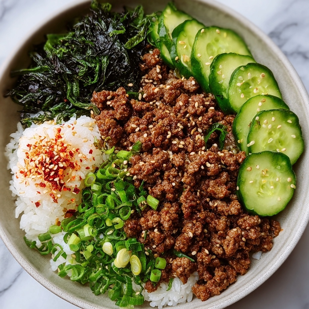 Korean Ground Beef Bowl Recipe - Recipe Image