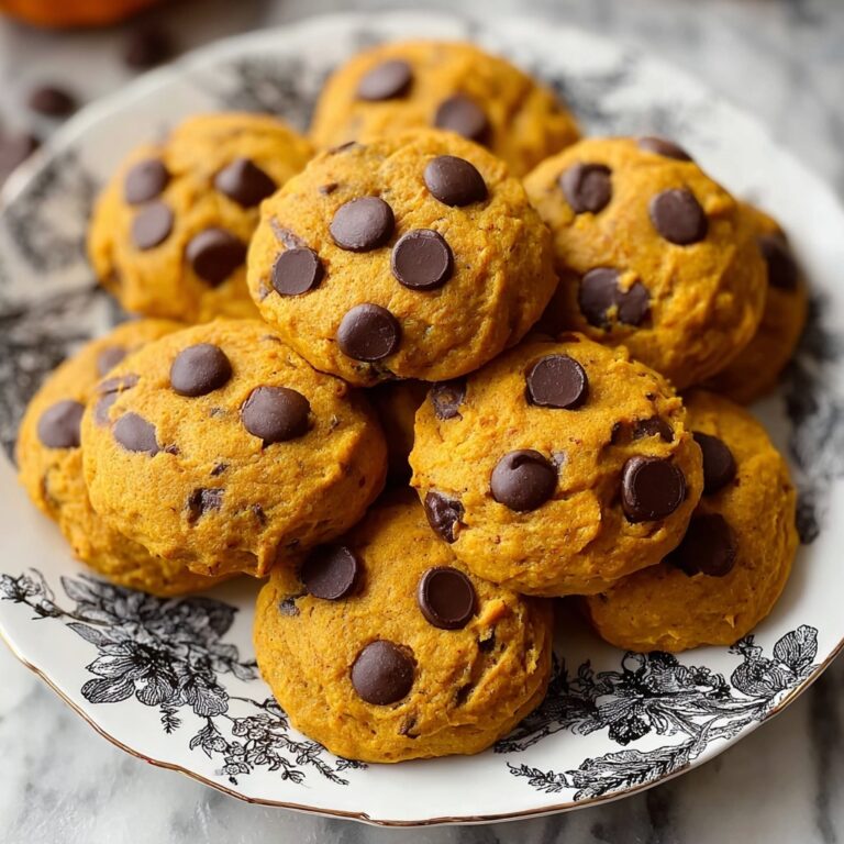 Soft & Gooey Pumpkin Chocolate Chip Cookies Recipe