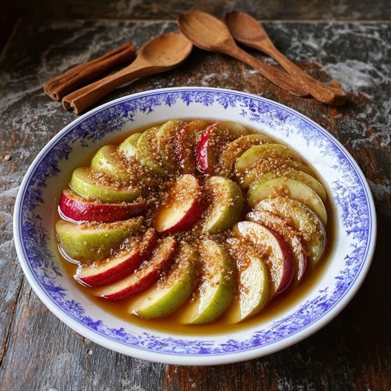 Baked Apple Slices with Cinnamon Recipe