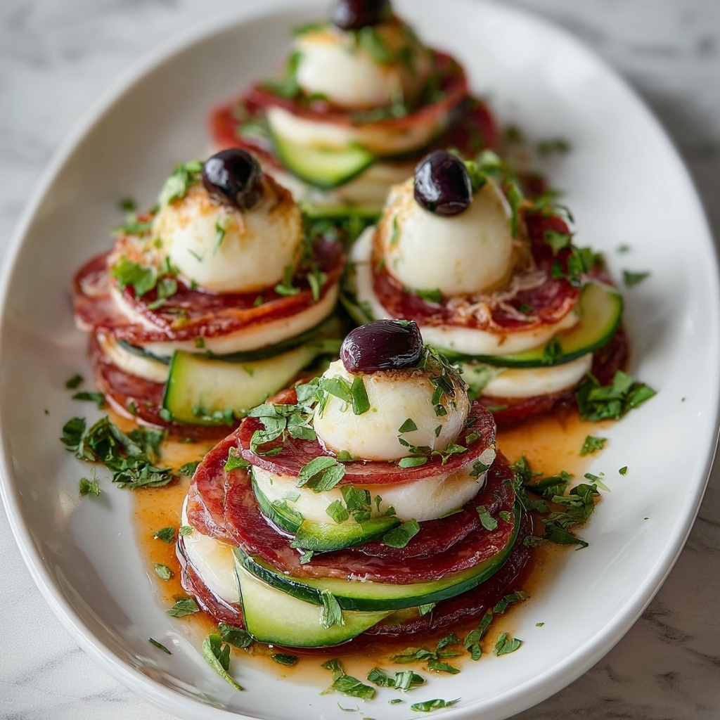 Salami Mozzarella Eyeballs Recipe - Recipe Image