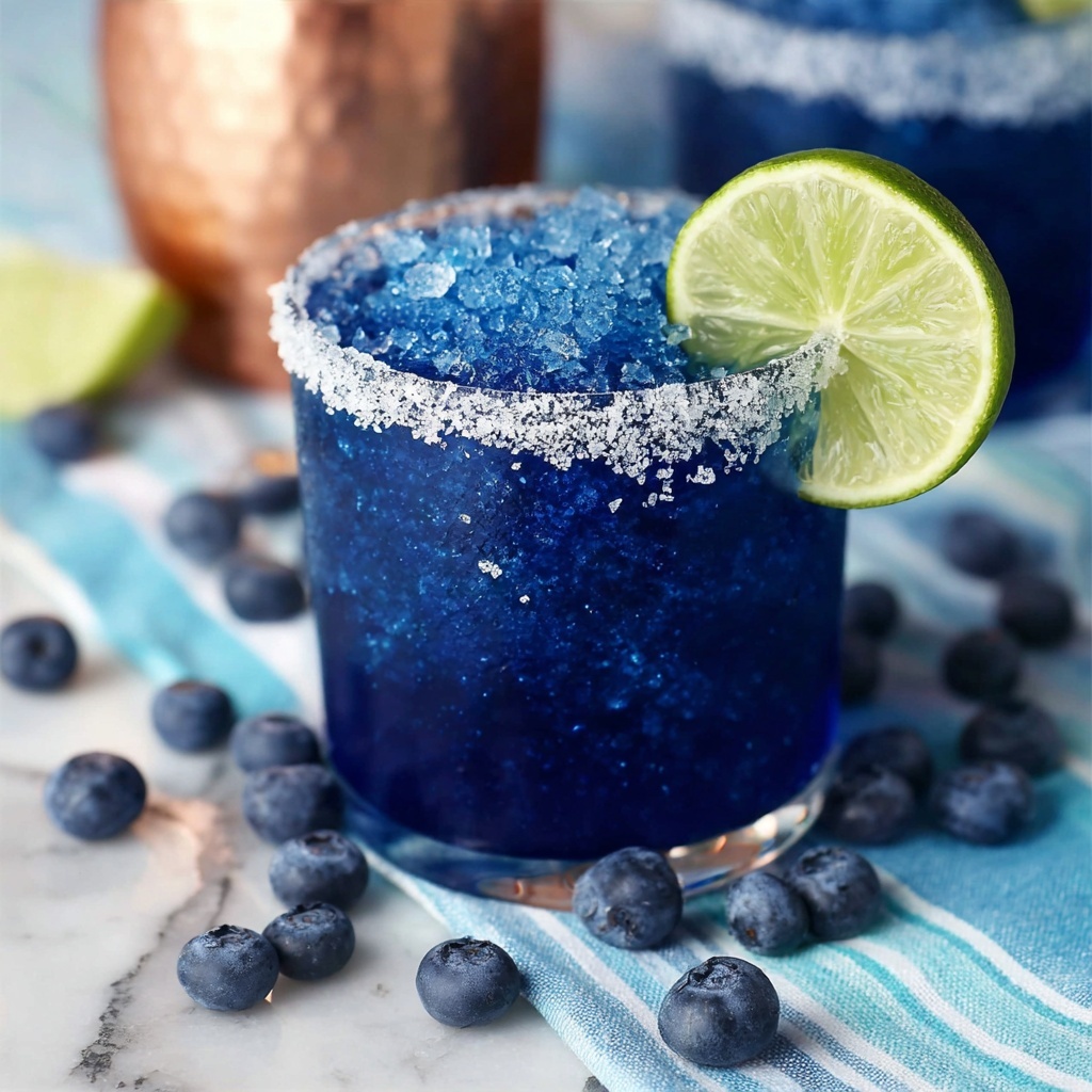 Frozen Blueberry Margarita Recipe - Recipe Image