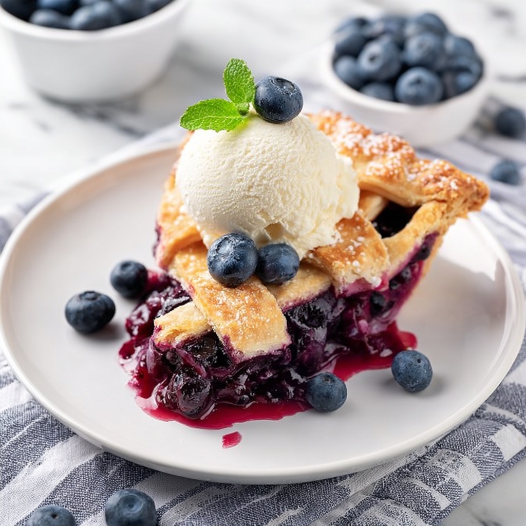 Blueberry Pie Recipe - Recipe Image