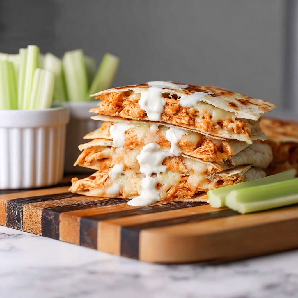 Buffalo Chicken Quesadillas Recipe - Recipe Image