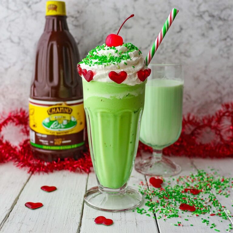 Grinch Milkshake Recipe