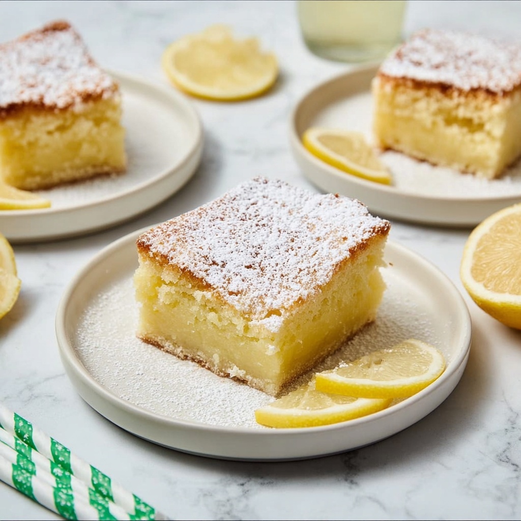 Lemon Custard Cake Recipe - Recipe Image