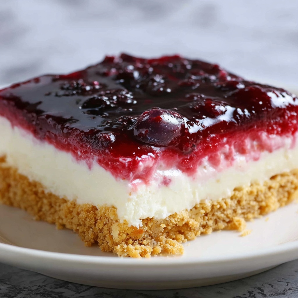 No Bake Blueberry Cheesecake Recipe - Recipe Image