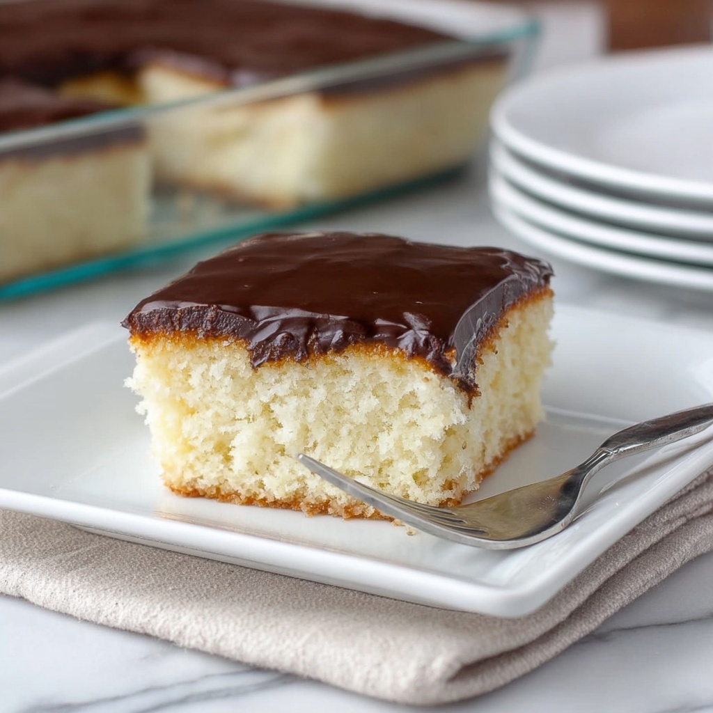 Hot Milk Cake with Chocolate Ganache Recipe - Recipe Image