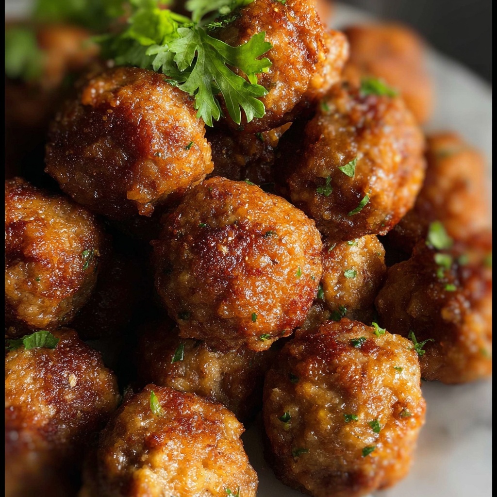How to Make Perfect Frozen Meatballs in the Air Fryer Recipe - Recipe Image
