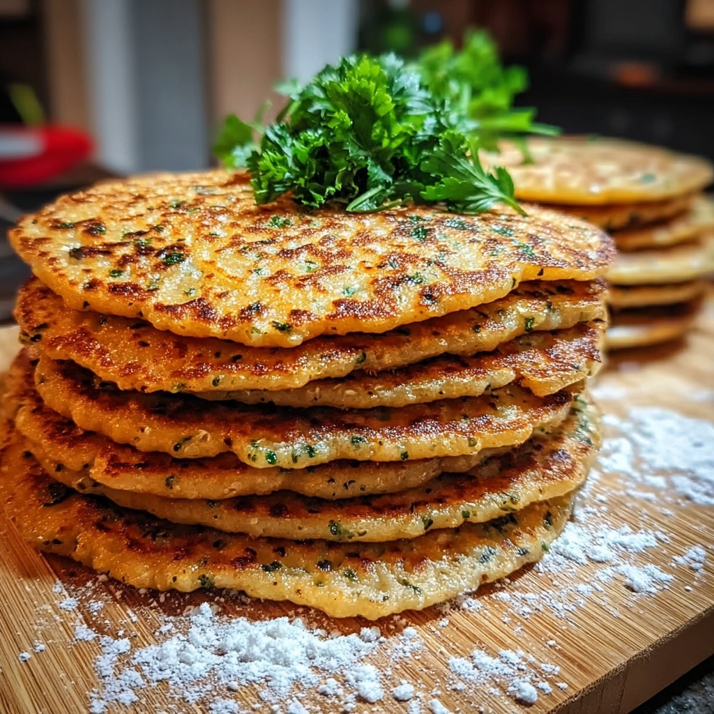 Irresistibly Easy High-Protein Red Lentil Flatbread Recipe - Recipe Image