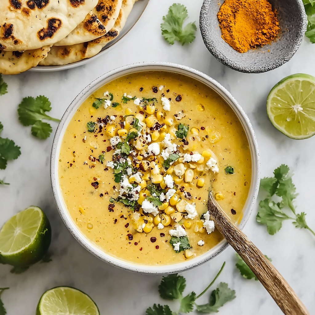 Indulgent Mexican Street Corn Soup: A Cozy Bowl of Comfort Recipe - Recipe Image
