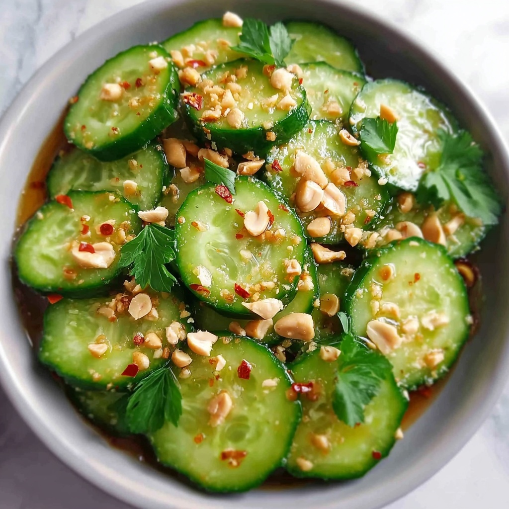 Bold and Spicy Cucumbers in Peanut Sauce You’ll Crave! Recipe - Recipe Image