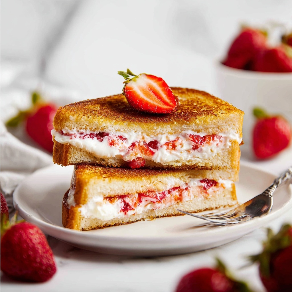 Strawberry Cream Cheese Stuffed French Toast Recipe - Recipe Image