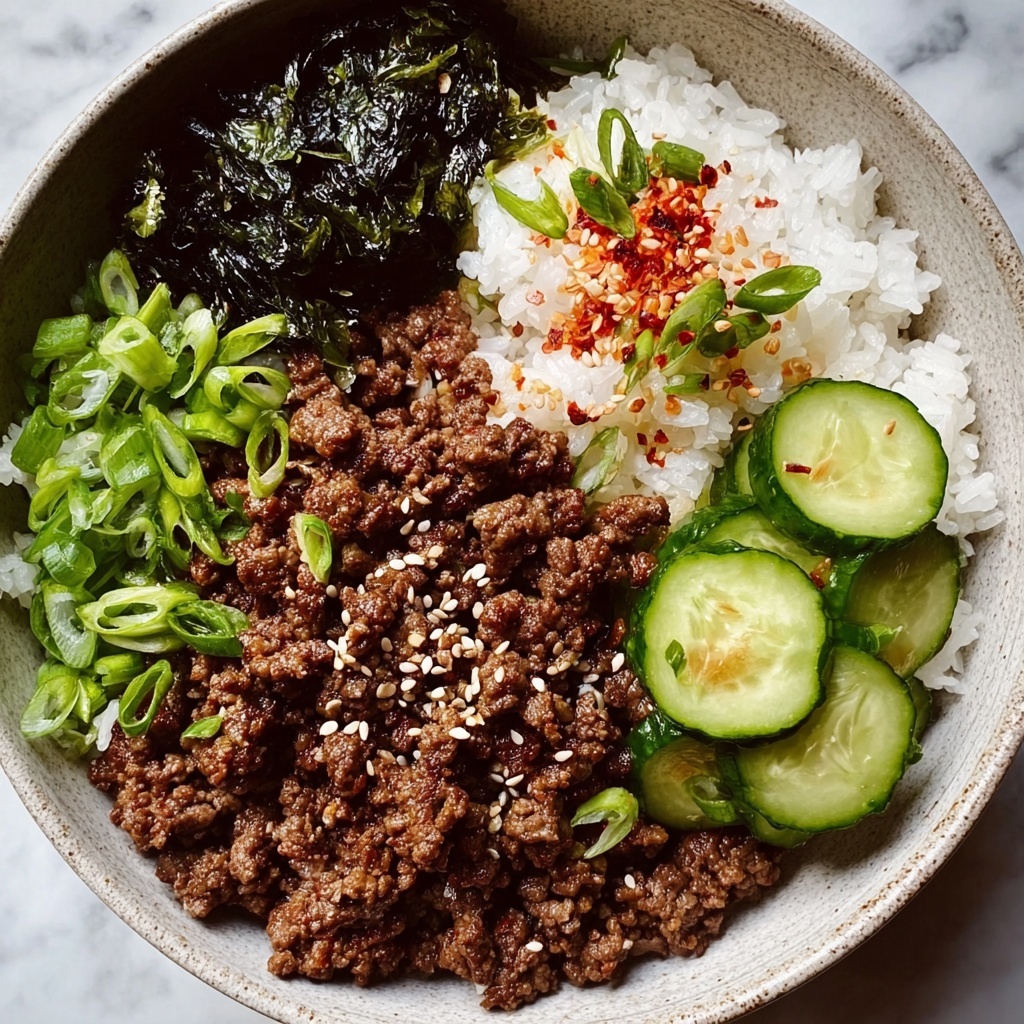 Korean Ground Beef Bowl Recipe - Recipe Image