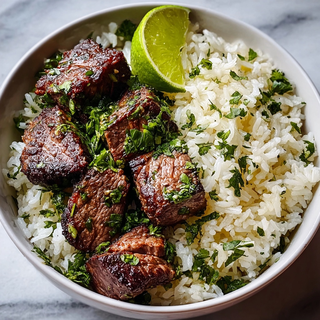 Cilantro Lime Steak Bowls Recipe - Recipe Image
